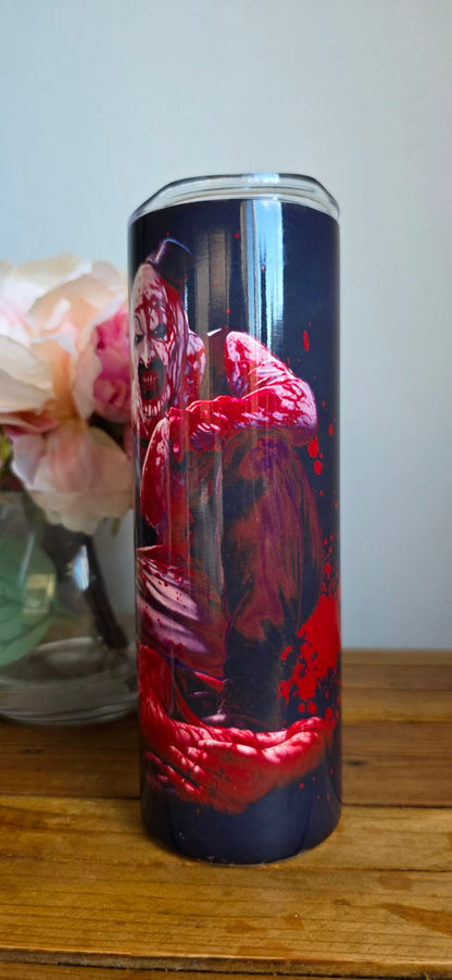 Terrifier Horror Tumbler – 20oz (Discounted – Minor Print Faults)
