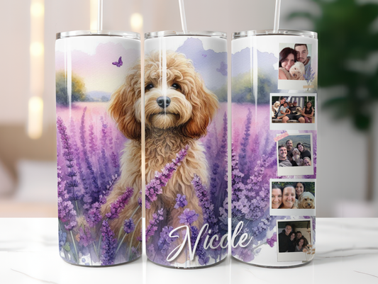 Custom Pet Portrait 20oz Tumbler