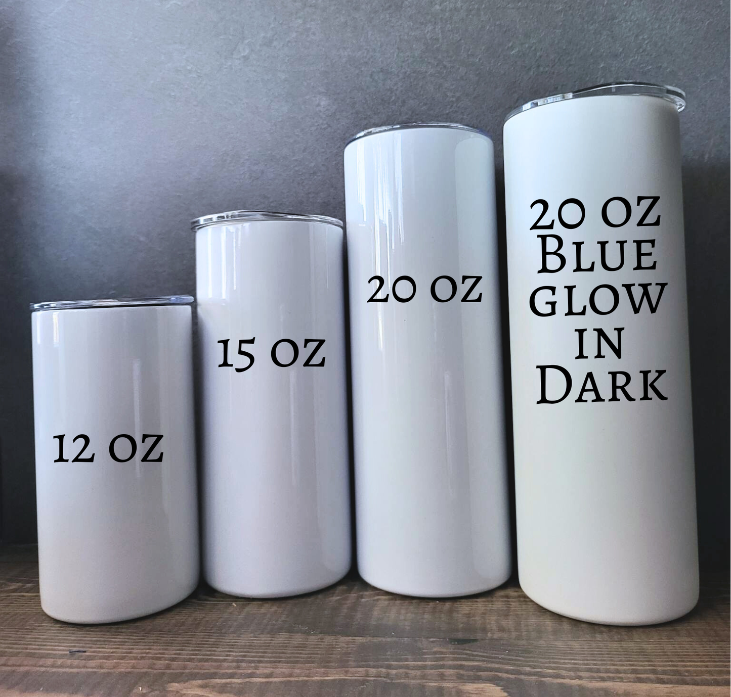 Custom Blank Tumblers – Multiple Sizes Available