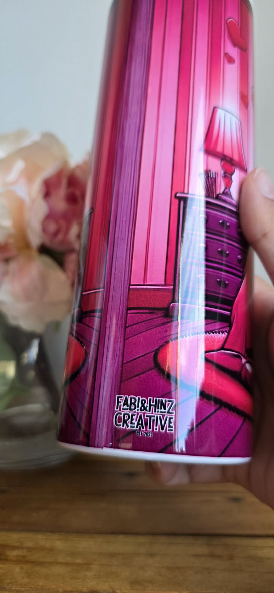 Ghostface Love Tumbler – 20oz 💗🔪