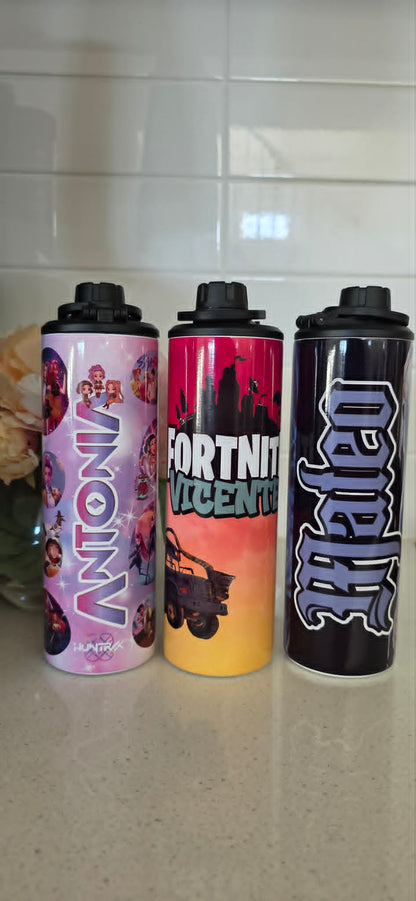 Dual Lid Sports Bottle 20 oz