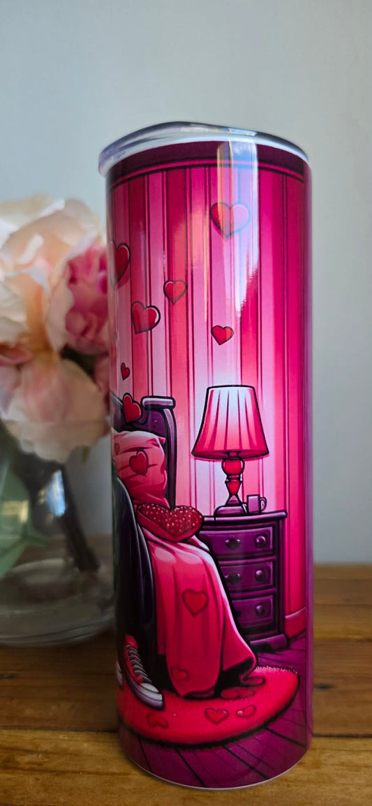 Ghostface Love Tumbler – 20oz 💗🔪